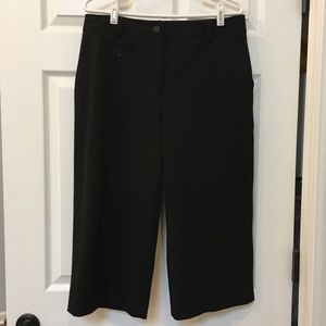 Talbots Black Dress Capri pants Stretch
